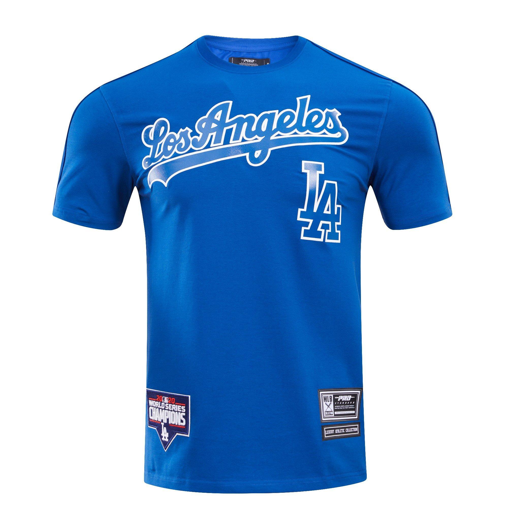 Pro Standard Men's Los Angeles Dodgers Logo Pro Taping Top - Blue - BLUE